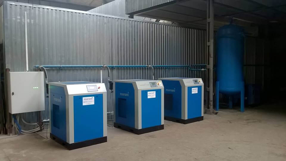 Sprężarkownia o mocy 90kW